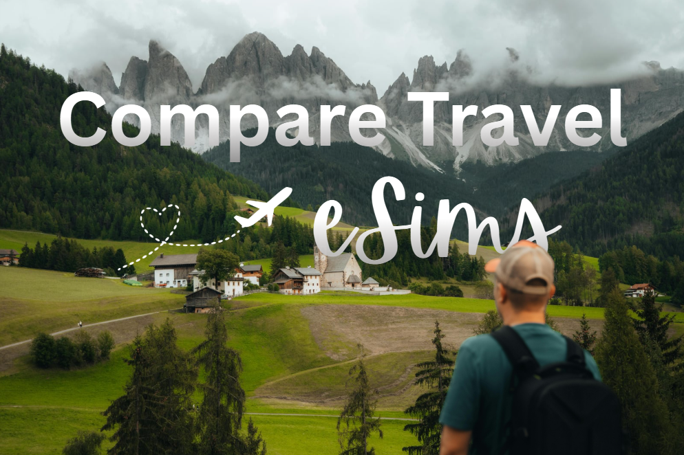 Compare Travel eSIM Connectivity Illustration