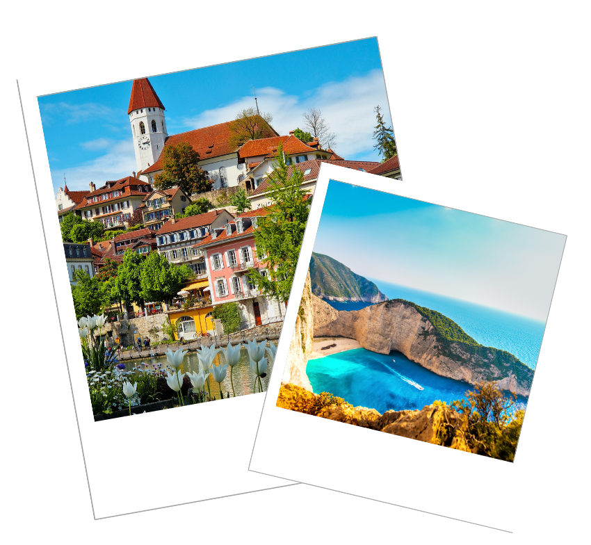 Travel landmarks and eSIM connectivity